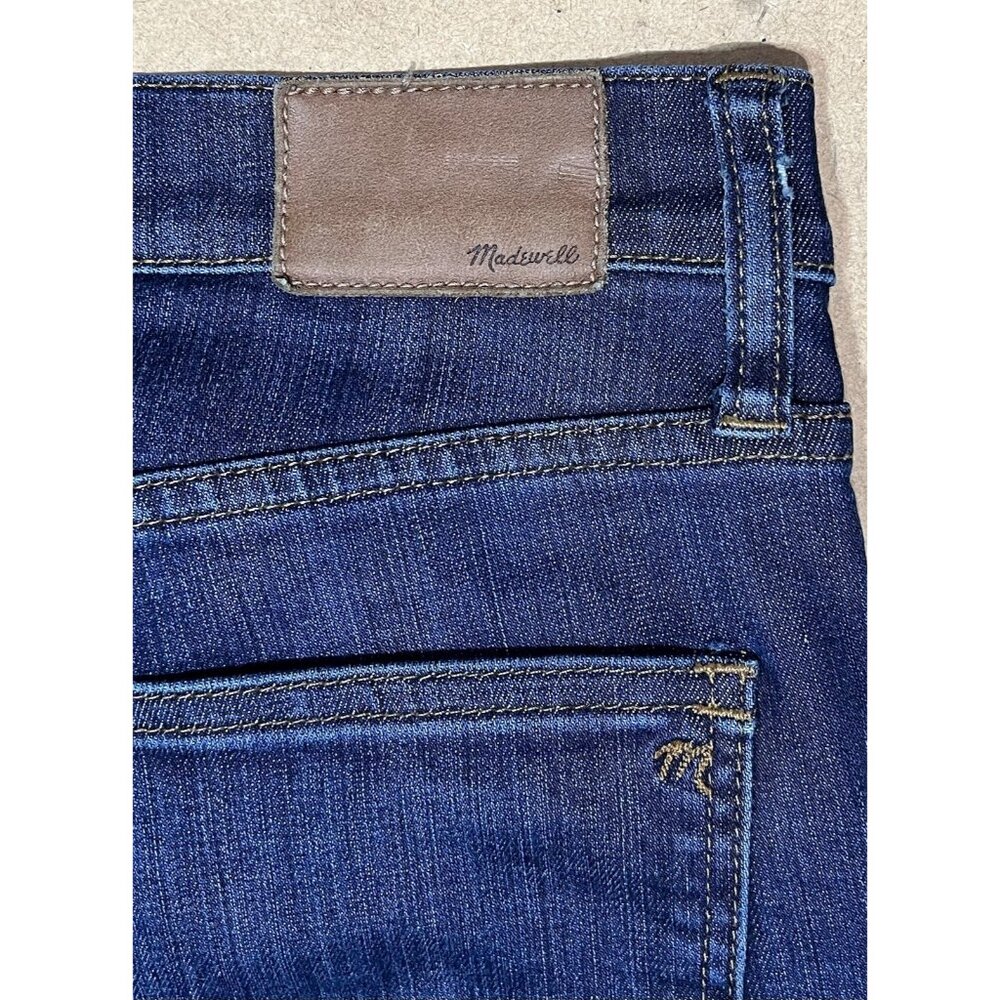 madewell Women’s Jeans Size 28 cali demi boot Mid Rise Blue Zipper Stretch - Picture 13 of 15